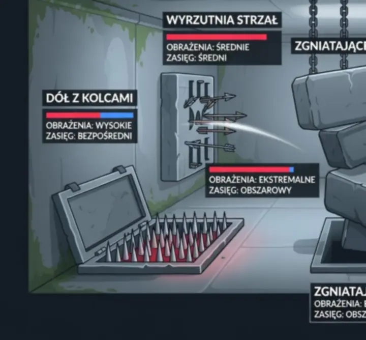 Infografika porównująca pułapki w Centre Informatique Universel