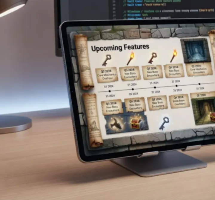 Plan rozwoju Centre Informatique Universel prezentowany na tablecie